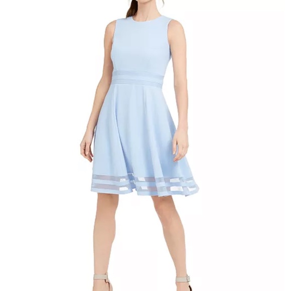Calvin Klein Dresses & Skirts - Calvin Klein sleeveless blue dress Size 2P